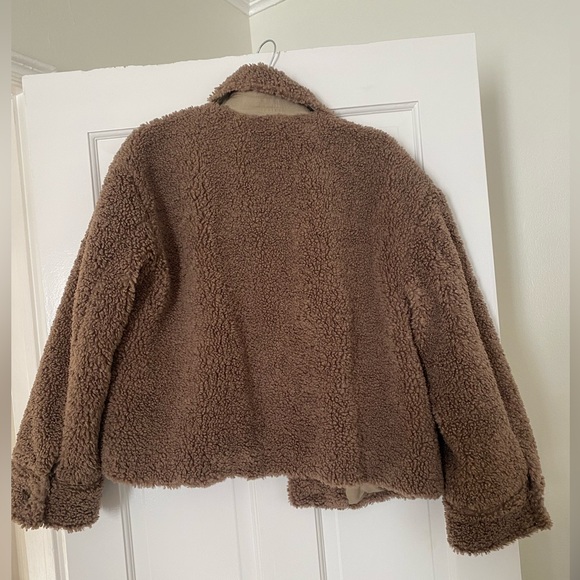 Banana Republic Oversized Teddy Jacket - Picture 2 of 6
